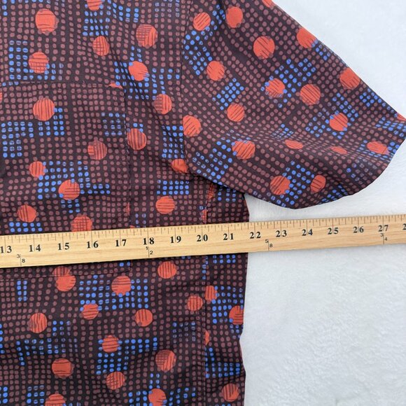 REI Co Op Shirt Mens M Orange Trailmade Hiking Performance Outdoor Button Up - Picture 5 of 9